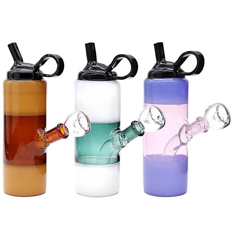 Slime Color Sipper Waterpipe (SB-3791) | 8.5 inch | Assorted Colors product image
